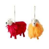 Colourful Sheep Christmas Ornaments By Rice DK